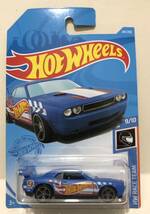 レア 人気 Dodge Challenger Drift Car 426 Mopar ダッジ チャレンジャー ドリフト カー 2021 HW Race Team Series ブルー Blue 絶版_画像2