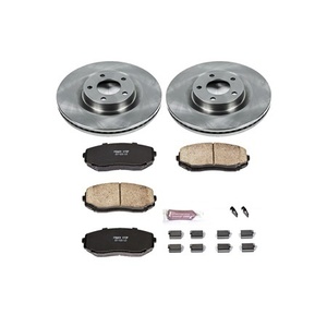 [ front brake pad + rotor set ]2007-2015 Lincoln MKX low dust pad 