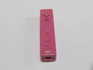 R007【送料無料 即日発送 動作確認済】Wii リモコン 任天堂 Nintendo 純正 RVL-003 ピンク　コントローラー