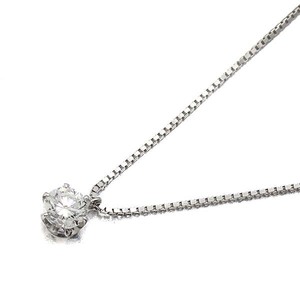 プラチナ ダイヤモンド ネックレス 45cm D1.013ct Pt900/850 J/VS-1/GOOD