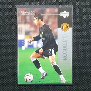Cristiano Ronaldo 2003 Upper Deck UD Soccer Manchester United Black Rookie RC クリスティアーノ ロナウド 99枚限定 ルーキーカード