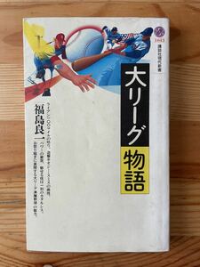 【1994年3版】大リーグ物語 福島良一著／講談社現代新書