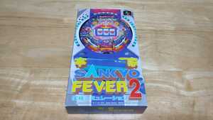 *SFC[book@ house SANKYO FEVER apparatus simulation 2] box * manual * post card attaching /BOSS/ Super Famicom /SLG/ pachinko /PACHINKO/ retro game *
