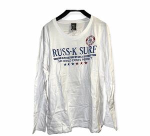 RUSS-K 長袖Tシャツ ホワイト　Lサイズ 新品未使用