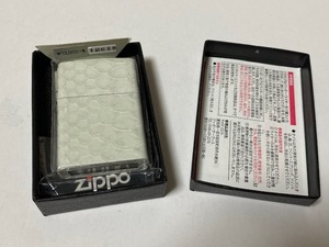本錦蛇 革巻き ZIPPO 展示未使用品
