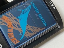 クジラ デザイン ブルーカラー ZIPPO 展示未使用品_画像3