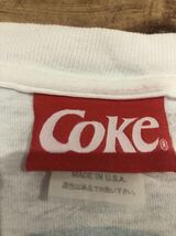 90年代 コカ・コーラ　半袖Tシャツ USA製 ヴィンテージ　ホワイト　Lサイズ 1994年　ビッグサイズ_画像2