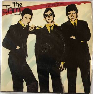 [UK盤オリジナル] The Jam / The Modern world 7インチアナログレコード 1977年 Paul Weller style council The Who Small Faces