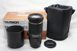 【アルプスカメラ】美品 TAMRON タムロン SP AF 180mm F3.5 Di LD IF MACRO B01 Canon キヤノン用 EFマウント 元箱付 220527y