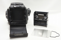 【アルプスカメラ】良品 ZENZA BRONICA ゼンザブロニカ S2 ボディ + NIKKOR P.C 75mm F2.8 ブラック 中判カメラ 元箱付 220530j_画像6
