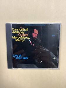 送料無料 CANNONBALL ADDERLEY「MERCY, MERCY, MERCY」輸入盤