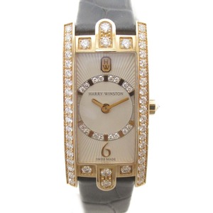 HARRY WINSTON ハリーウィンストン 腕時計 アヴェニューCミニ アールデコ 腕時計 ホワイト系 K18(750)ピンクゴールド 中古