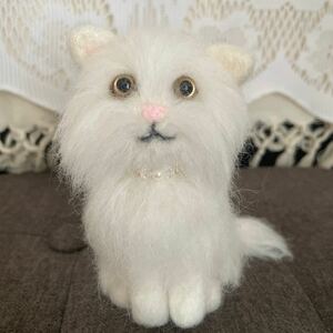 羊毛フェルト ハンドメイド　猫