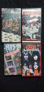 KISSビデオテープVHS４本まとめ売りセット最終値下げ