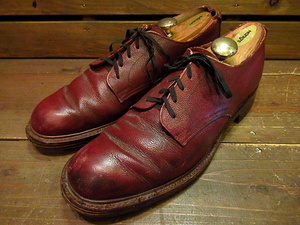 ビンテージ-60's●MADE IN ENGLAND Allebone &amp; Sons. Ltd. プレーントゥシューズ 約28.5cm●odst 50s1950s1960s革靴