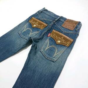  prompt decision free shipping EDWIN XVS403 Denim jeans XVji- bread Western Edwin made in Japan navy blue 28 pants bottoms 