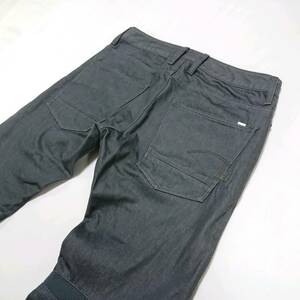 即決 送料無料 G-STAR RAW MOTAC DECONSTRUCTED 3D SLIM ジーンズ デニム ジーパン ボタンフライ ジースターロゥ 大きめ グレー 34 パンツ