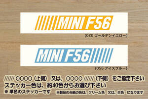 バーコード MINI F56 ステッカー MINI_COOPER_ミニ_クーパー_S_ミニ_F56_3ドア_ハッチバック_BMW_改_改造_チューニング_カスタム_ZEALミニ