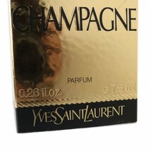 【中古】 イヴ・サンローラン YSL CHAMPAGNE シャンパーニュ 香水 PARFUM パルファム 7.5ml NT Bランク_画像4