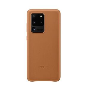 ◆Galaxy S20 Ultra 5G ◆ Leather Back Cover レザーカバー【Samsung純正】(Brown/ブラウン) [並行輸入品]1