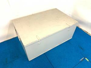 【米軍放出品】折りたたみ式スチールボックス 収納ボックス ケース 道具箱 (180) ☆SF23PK