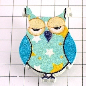  pin z* owl . ear zk wooden 