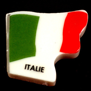 フェブ・イタリア国旗◆フランス限定フェーヴ◆ガレットデロワFEVEフェブ小さな置き物