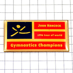 Значок значка Джон Хэнкок Чемпион по спортивной гимнастике ◆ Ограниченные значки Франции ◆ Редкий винтажный значок