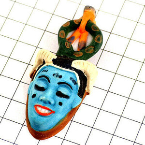 フェブ・お祭りのマスク青い仮面◆フランス限定フェーヴ◆ガレットデロワFEVEフェブ小さな置き物