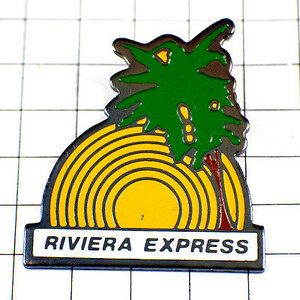  pin badge * cocos nucifera. tree . sun * France limitation pin z* rare . Vintage thing pin bachi