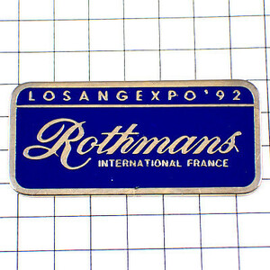  значок * Rothmans дым . сигареты синий * Франция ограничение булавка z* редкость . Vintage было использовано булавка bachi