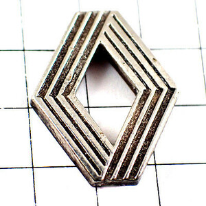  pin badge * Renault car silver silver color. emblem . type * France limitation pin z* rare . Vintage thing pin bachi