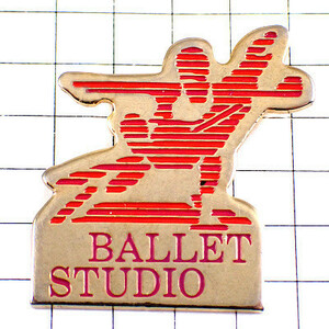  pin badge * ballet .. Dance Studio. Dan sa- two person * France limitation pin z* rare . Vintage thing pin bachi