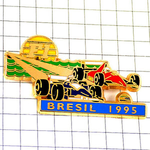  pin badge * Brazil F1 circuit car race place * France limitation pin z* rare . Vintage thing pin bachi