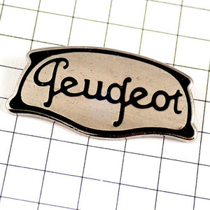  pin badge * Peugeot car emblem black . character * France limitation pin z* rare . Vintage thing pin bachi