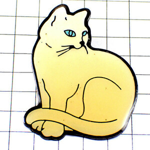  pin badge * cat blue eyes. white cat * France limitation pin z* rare . Vintage thing pin bachi