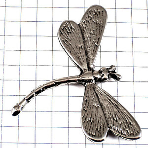  pin badge * dragonfly .. silver silver color * France limitation porutokre* rare . Vintage thing antique 