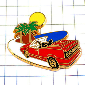  pin badge * Renault 19 red car ... tree * France limitation pin z* rare . Vintage thing pin bachi