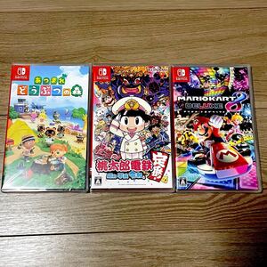ニンテンドースイッチ 桃太郎電鉄 マリオカート8 どうぶつの森