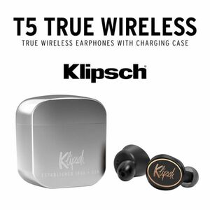 新品★Klipsch クリプシュ T5 TRUE WIRELESS 完全ワイヤレスイヤホン シルバー★True Wireless Earphone