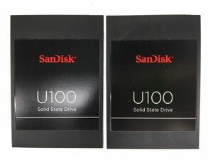 【2個セット】SanDisk SSD U100 32GB 2.5インチ SATA 6.0Gbps 中古動作品 1週間保証 即納 複数在庫あり【送料無料】