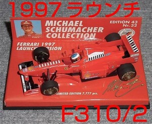 36 1/43 フェラーリ F310/2 1997 ラウンチ シューマッハ FERRARI LAUNCH SHOWCAR ショーカー