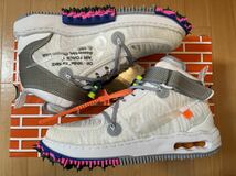 27cm 送料無料 Off-White NIKE AIR FORCE 1 MID SP White オフホワイト ナイキ エアフォース1 ミッド ホワイト 白 スニーカー コラボSNKRS_画像4