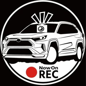 無料車種やカラーリングの変更承ります ドラレコ　ドライブレコーダー　ステッカー　トヨタ　rav4 phv