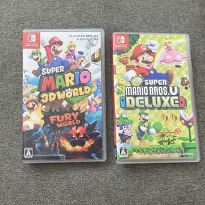 美品 Switch 2本セット マリオブラザーズ マリオ3Dワールド スイッチ