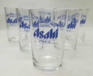 *Asahi* Asahi beer glass business use 6 piece outdoor camp Event etc. optimum * not for sale..