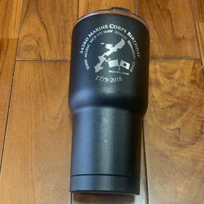 沖縄 米軍放出品 USMC MARINE ボトル 水筒 ステンレス製 タンブラー 筋トレ スポーツ 大容量 30oz / 887ml 海兵隊 人気 (管理番号U1⑫)の画像2