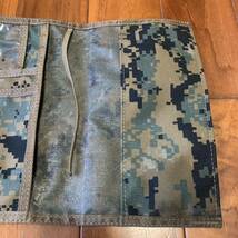 沖縄 米軍放出品 ナイロンポーチ / 手帳カバー ウッドランドマーパット 迷彩 便利 しおり (管理番号D40)_画像6