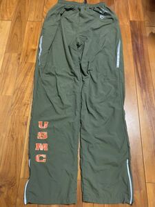 沖縄 米軍放出品 実物 USMC MADE IN USA トレーニングウェアー パンツ RUNNING SMALL -LONG (管理番号KL33)