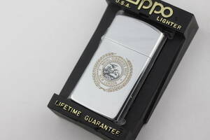 未使用品 Zippo SLIM NAVAL SUBMARINE BASE NEW LONDON 1991年 ジッポー ライター